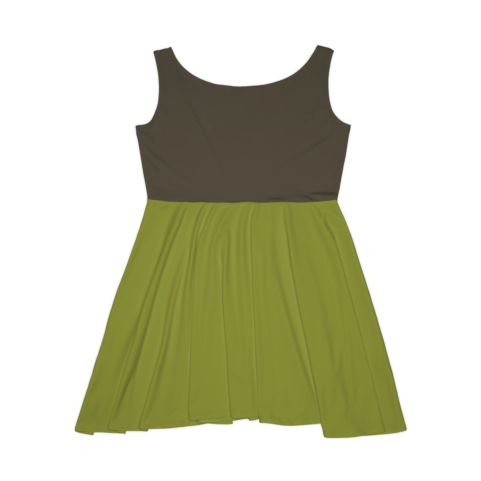 Block Party Skater Dress - Green