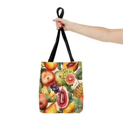 Fruit Splash Tote Bag, fruit pattern