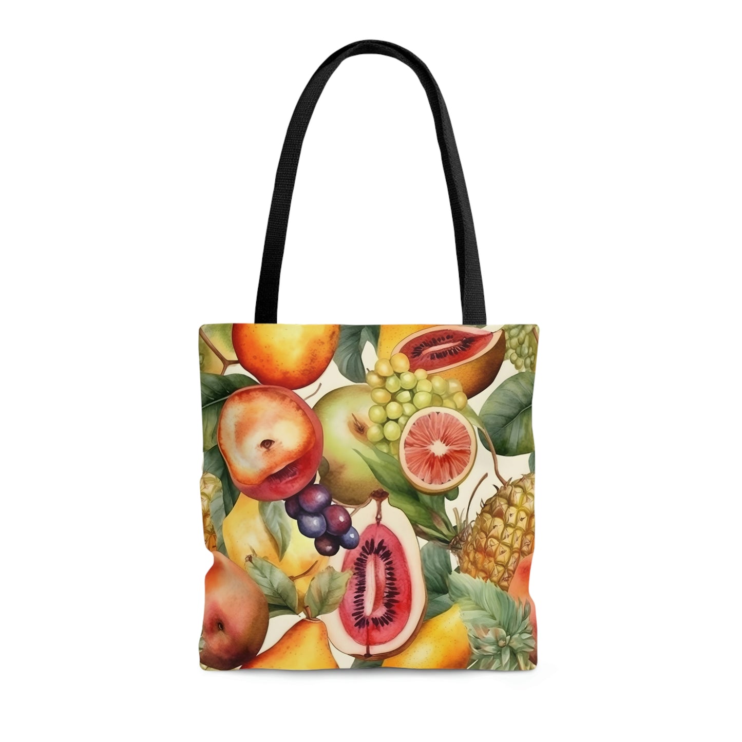 Fruit Splash Tote Bag, fruit pattern