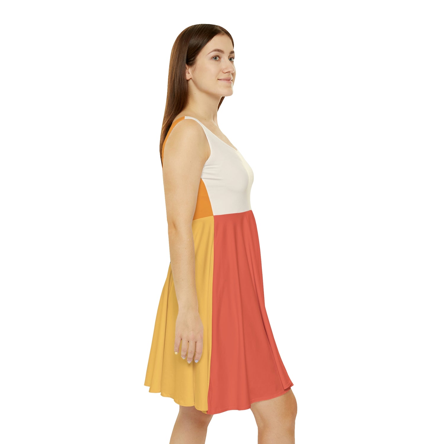 Block Party Skater Dress - Warm