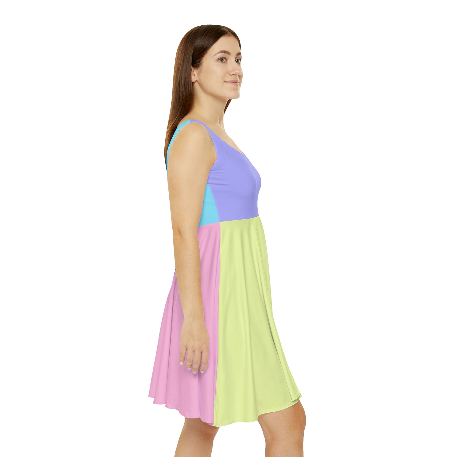 Block Party Skater Dress - Pastel