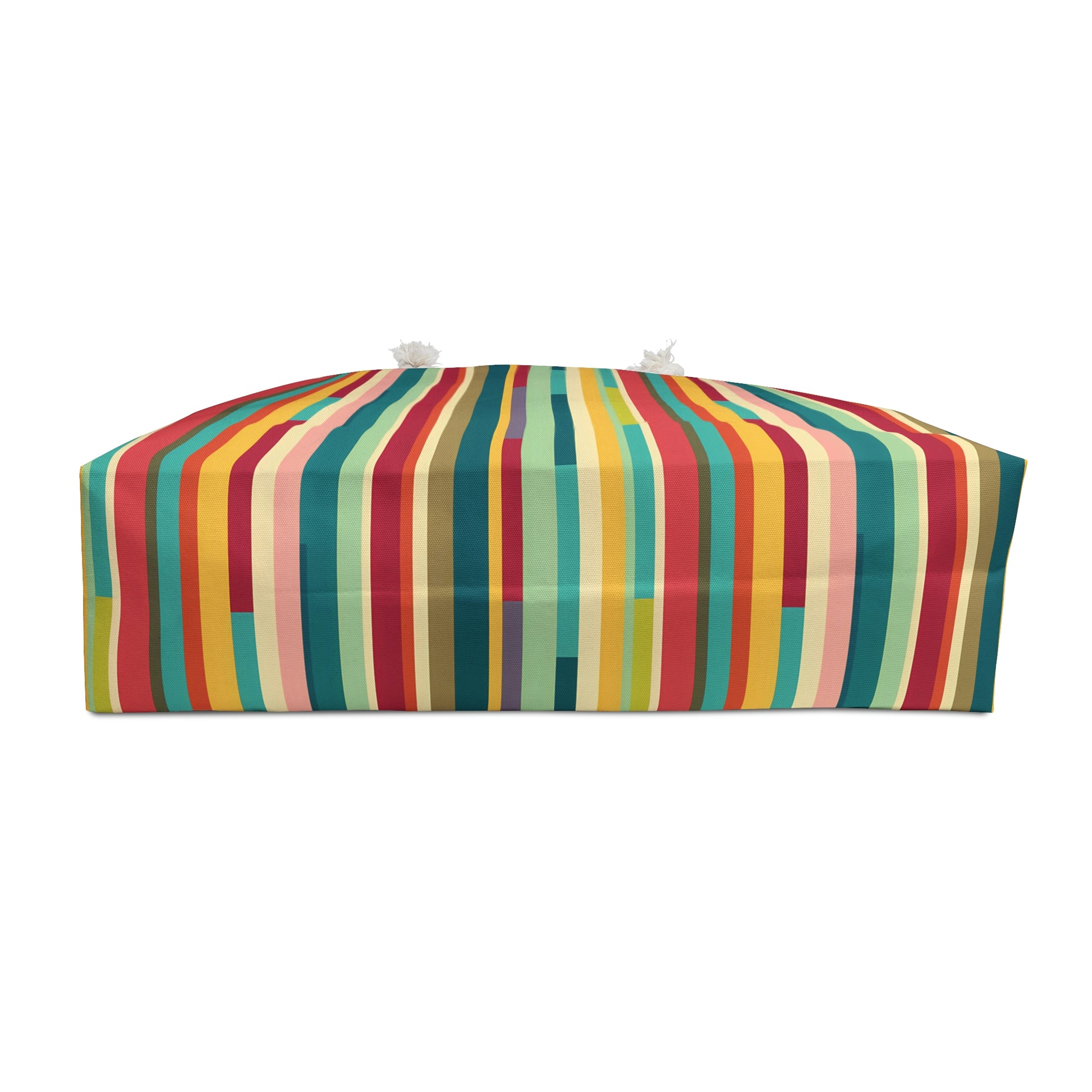 Colorful Technicolor Stripes Pattern Bag