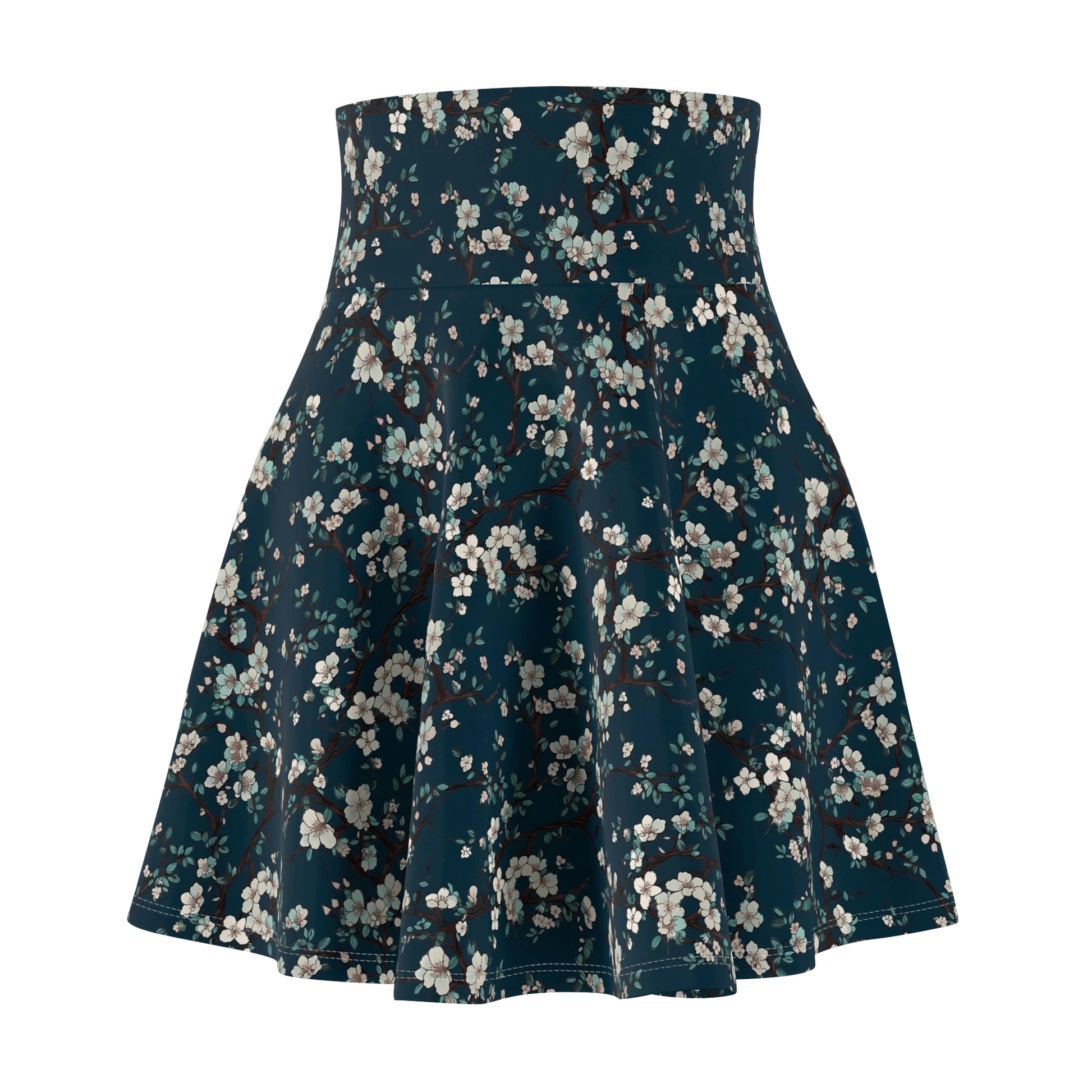 Cherry Blossoms Pattern Skirt