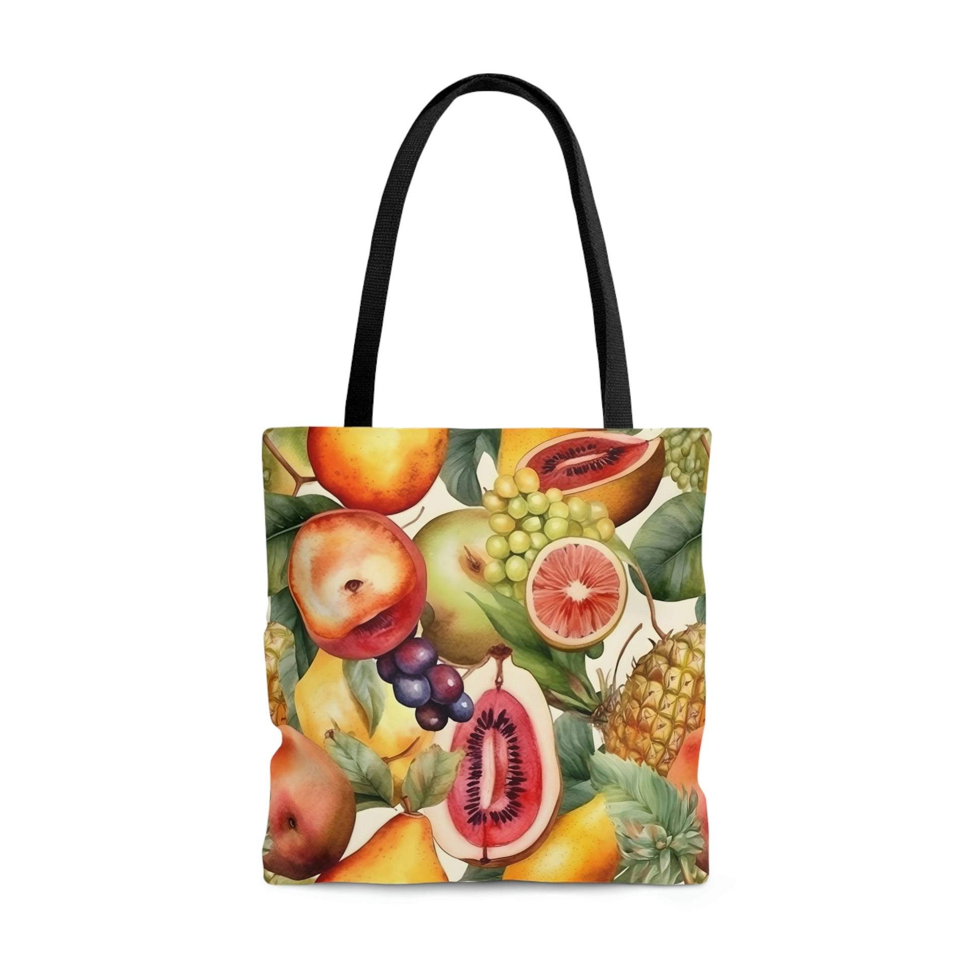 Fruit Splash Tote Bag, fruit pattern