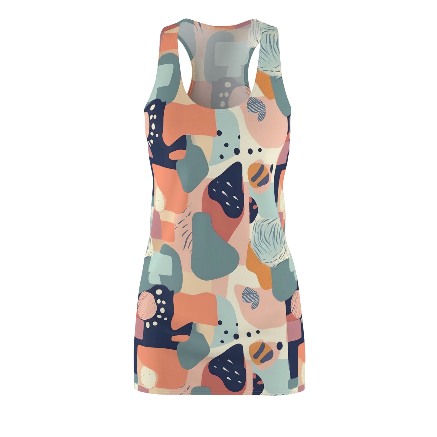 Pastel Shapes Pattern Dress