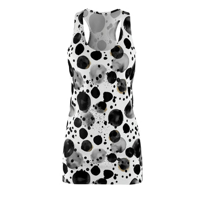 Black Polka Dots Pattern Dress