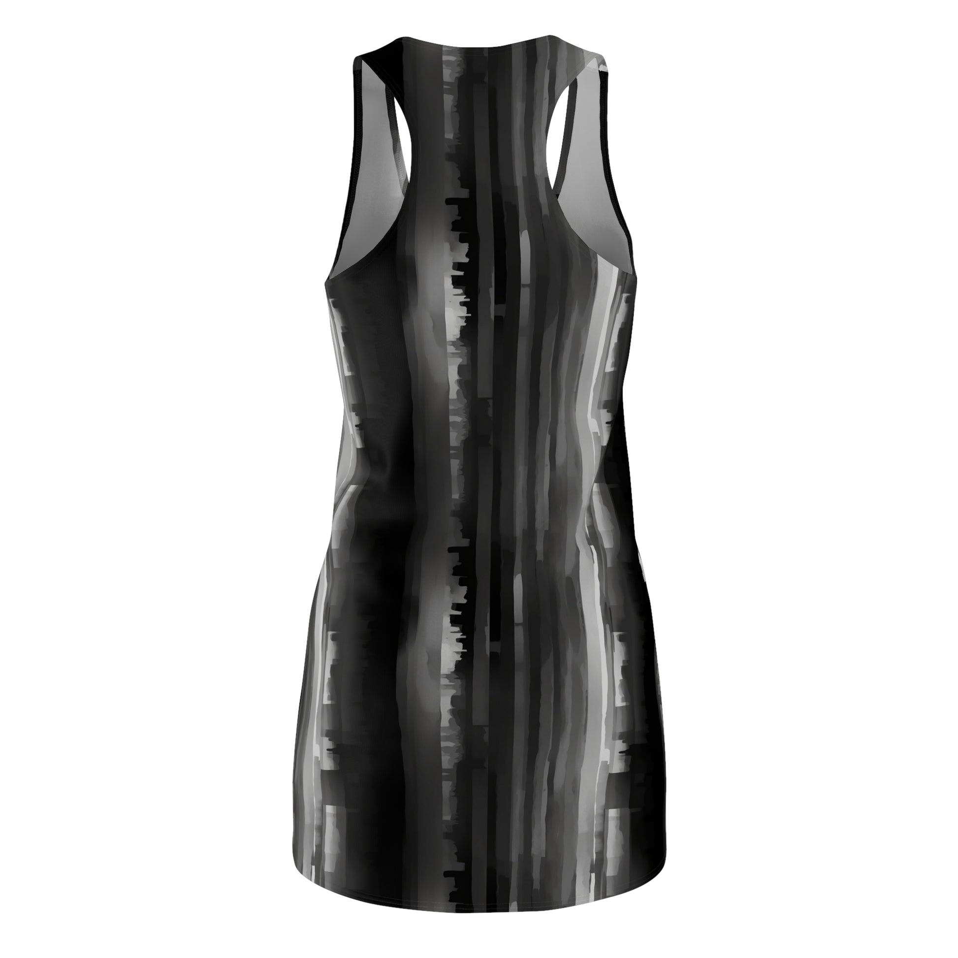 Black and Grey Charcoal Fade Dress