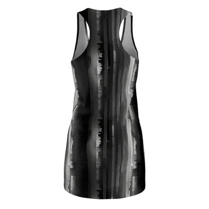 Black and Grey Charcoal Fade Dress