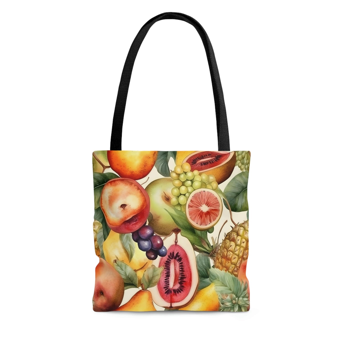 Fruit Splash Tote Bag, fruit pattern