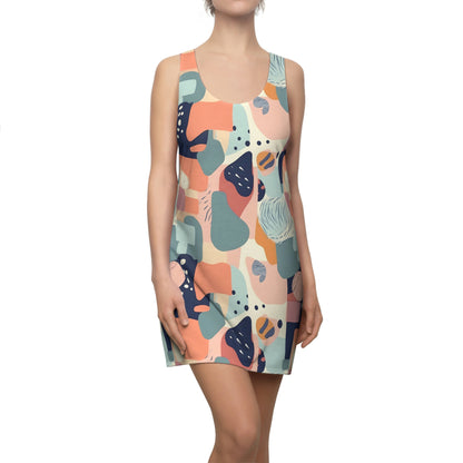 Pastel Shapes Pattern Dress