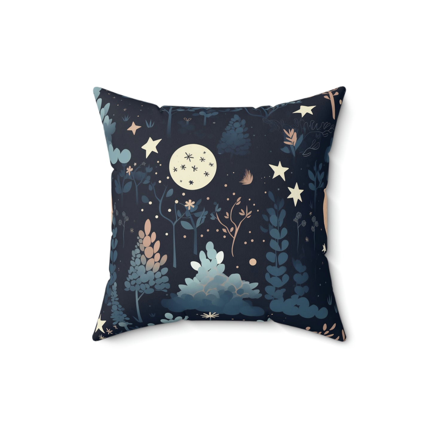 Starry Night Pattern Square Pillow