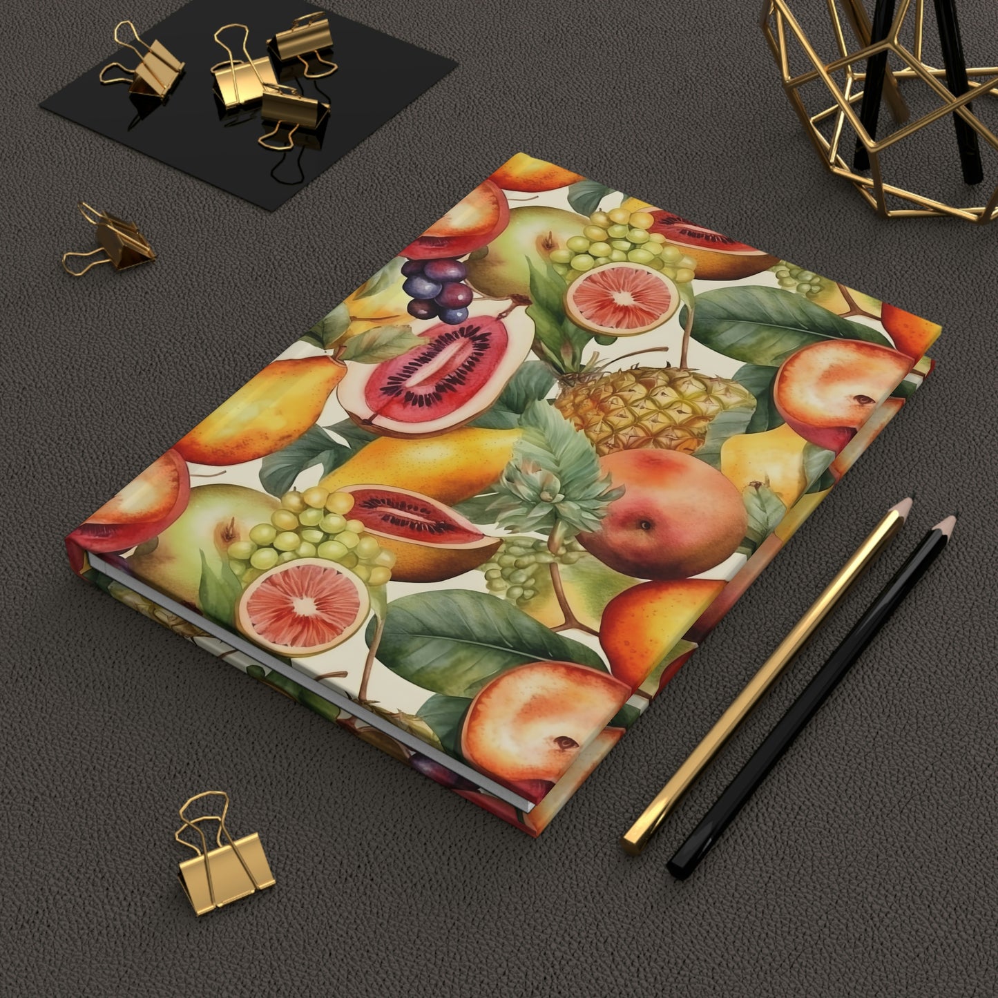 Fruit Splash Journal, fruit pattern