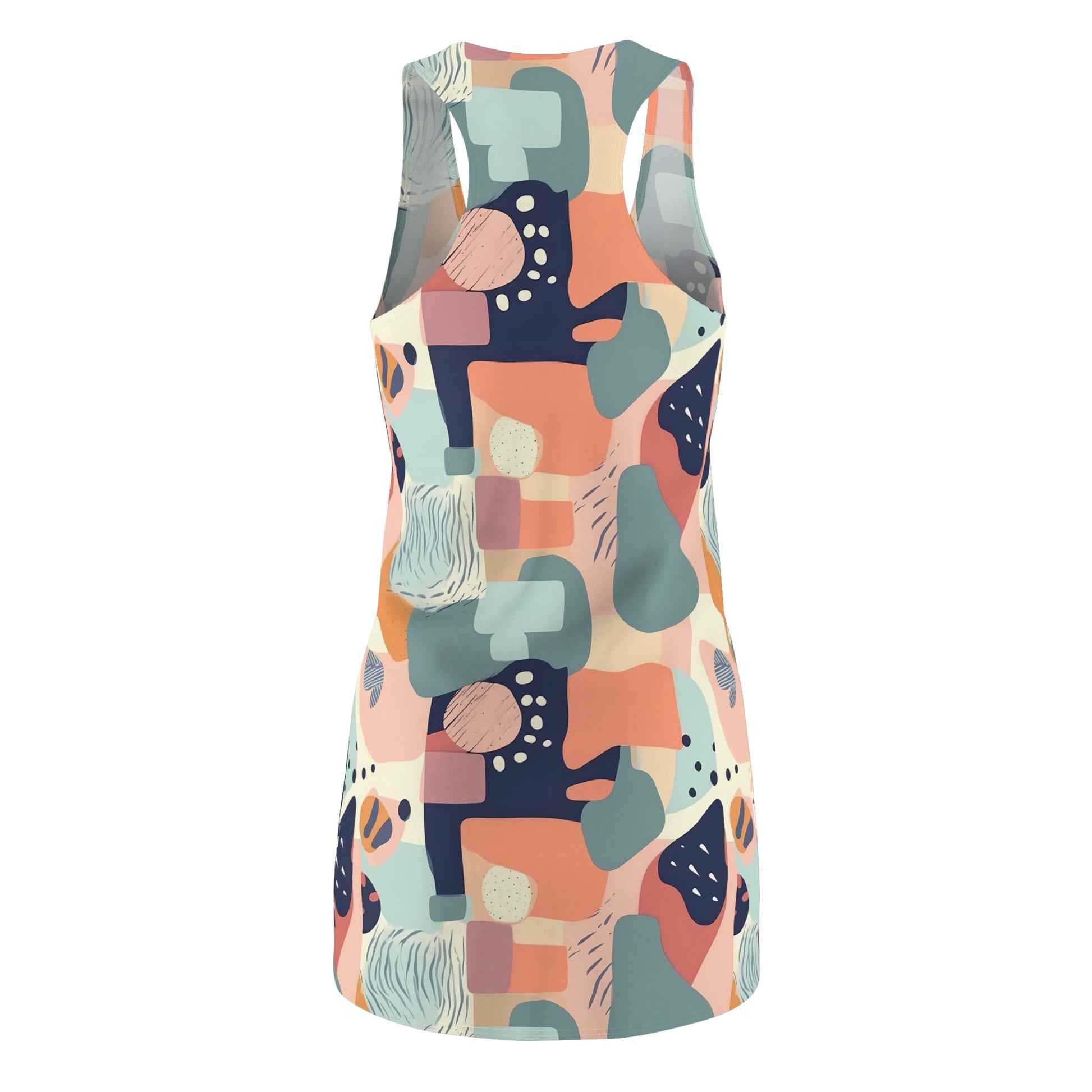 Pastel Shapes Pattern Dress