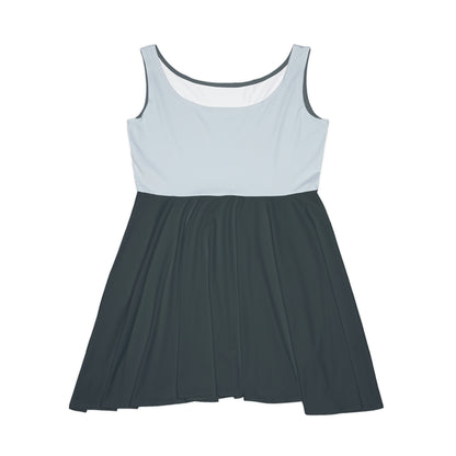 Block Party Skater Dress - Gray