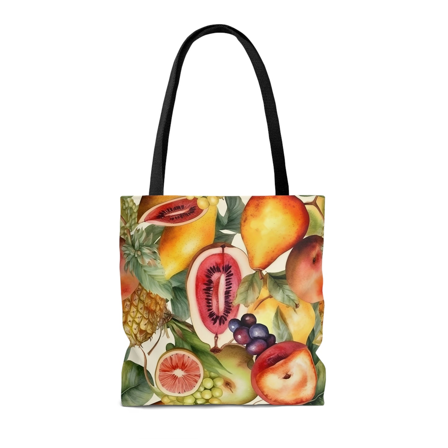 Fruit Splash Tote Bag, fruit pattern